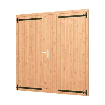 Remise Tür mit fenster